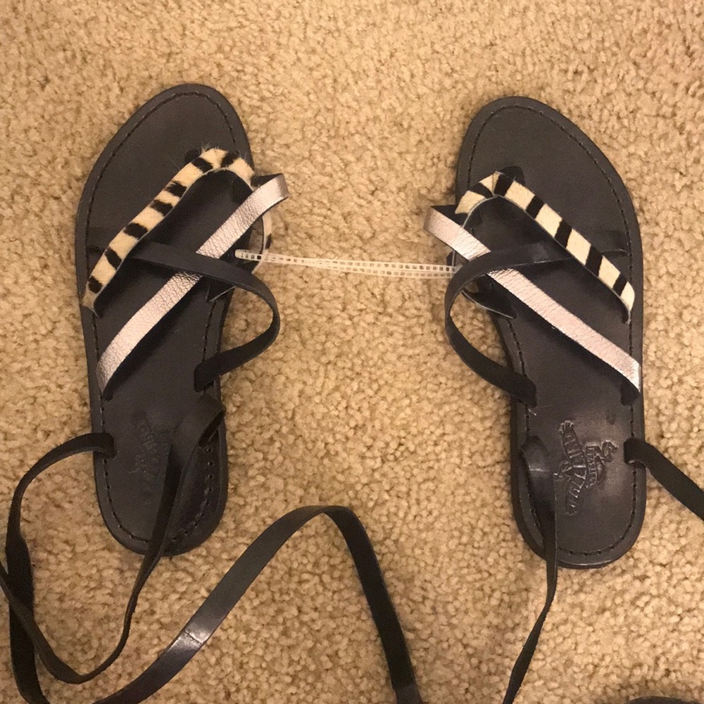 tie up sandals